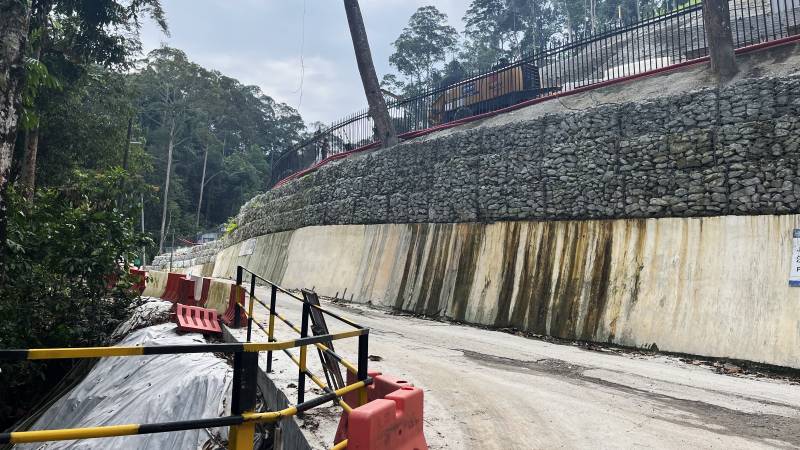 concrete plant applied for remote road construction project