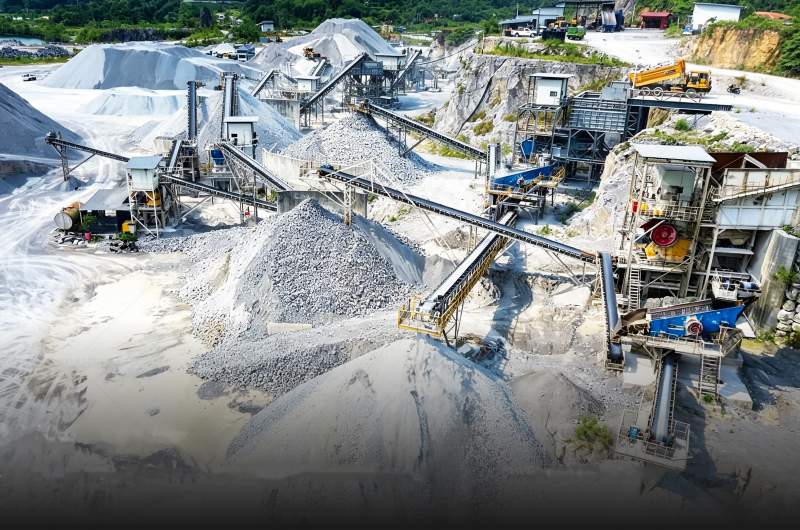 stationary crushing plant Andamine