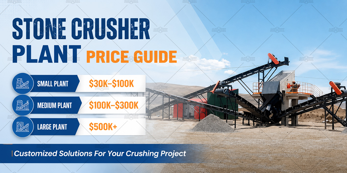 stone crusher plant price ranges in AIMIX