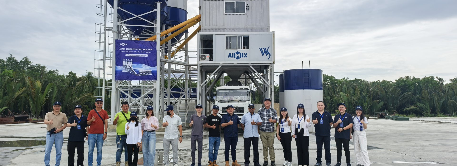 visiting our batching plant site in Malaysia