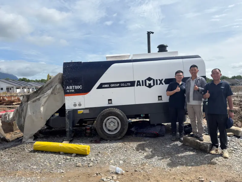 ABT80C stationary concrete pump in malaysia