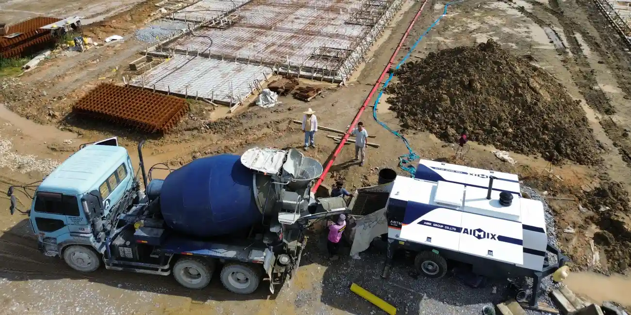 AIMIX Concrete Pump for Malaysia Projects