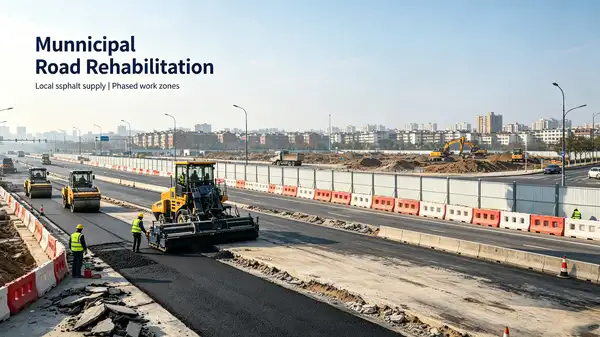 ALYQ-90 for Municipal Road Rehabilitation and Maintenance