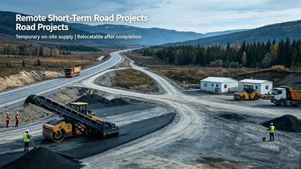 ALYQ-90 for Remote and Short-Term Road Projects