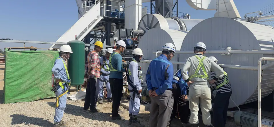 Asphalt Batch Plant Installation Support → Shorten Commissioning Time