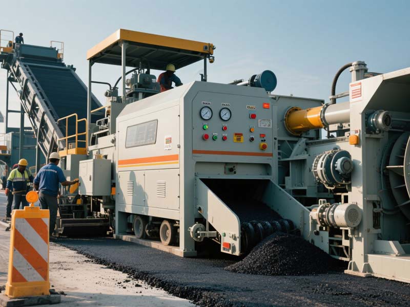 Asphalt Recycling Plants in Road and Bridge Construction
