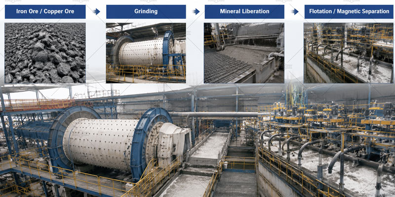 Iron Ore Grinding for Mineral Beneficiation