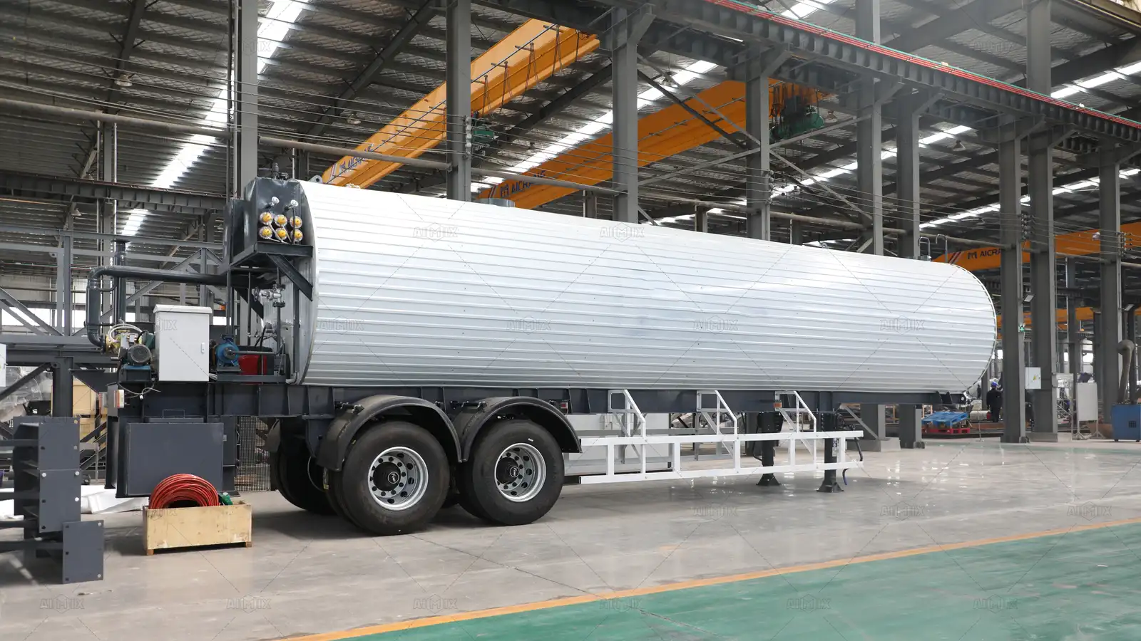 Mobile Asphalt Supply System of ALYQ-90 mobile asphalt batch plant