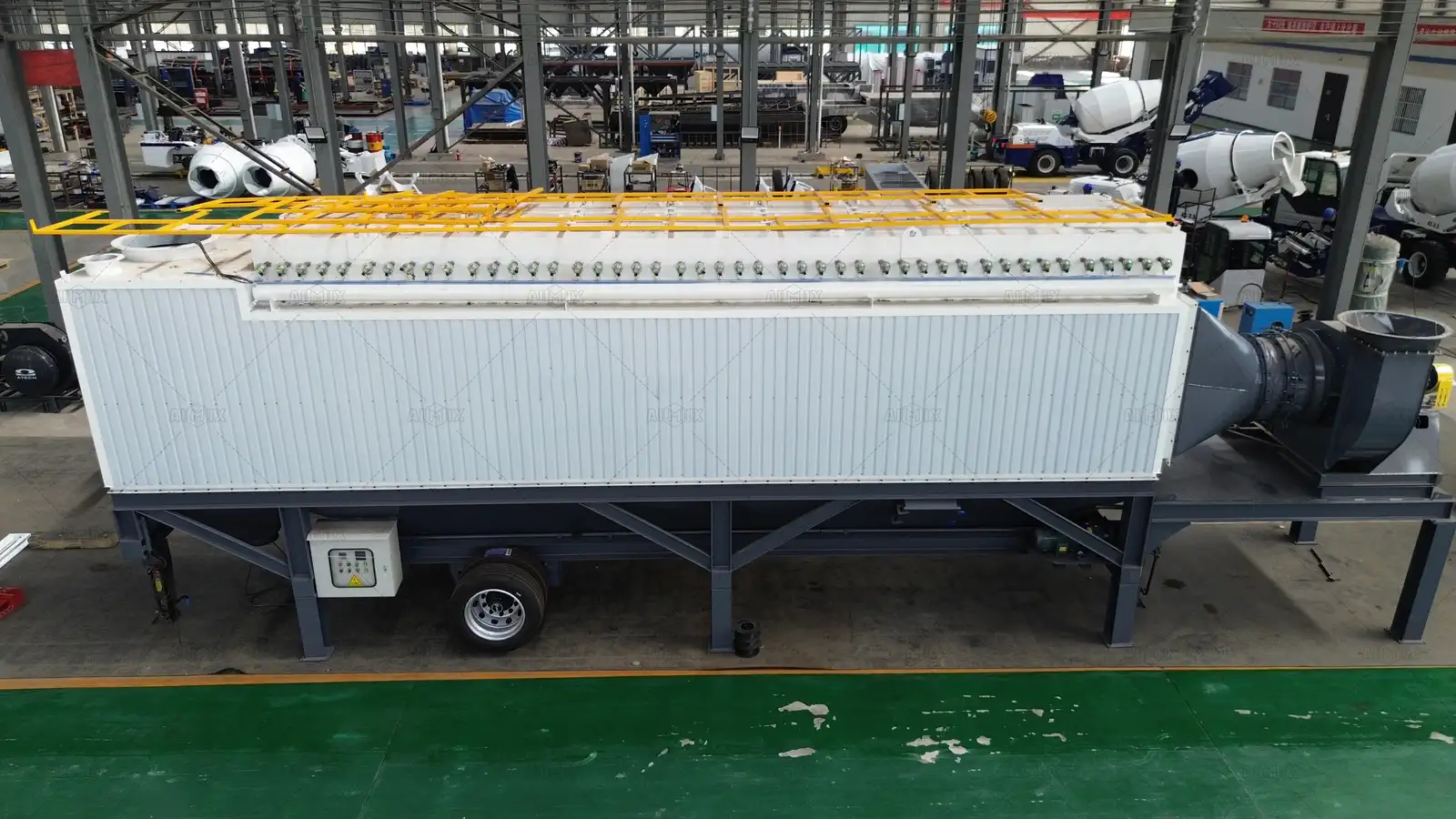 Mobile Dust Collection System of ALYQ-90 mobile asphalt batch plant