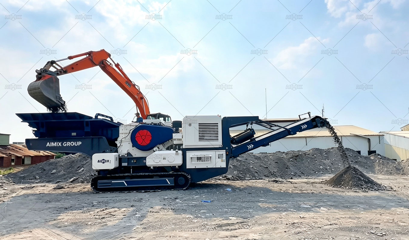 Tracked Jaw Crusher for Waste Recycling Projects in Taiwan