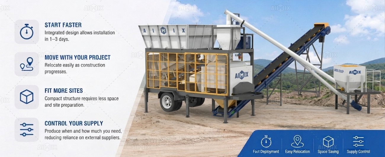 benefits of using mobile batching plant