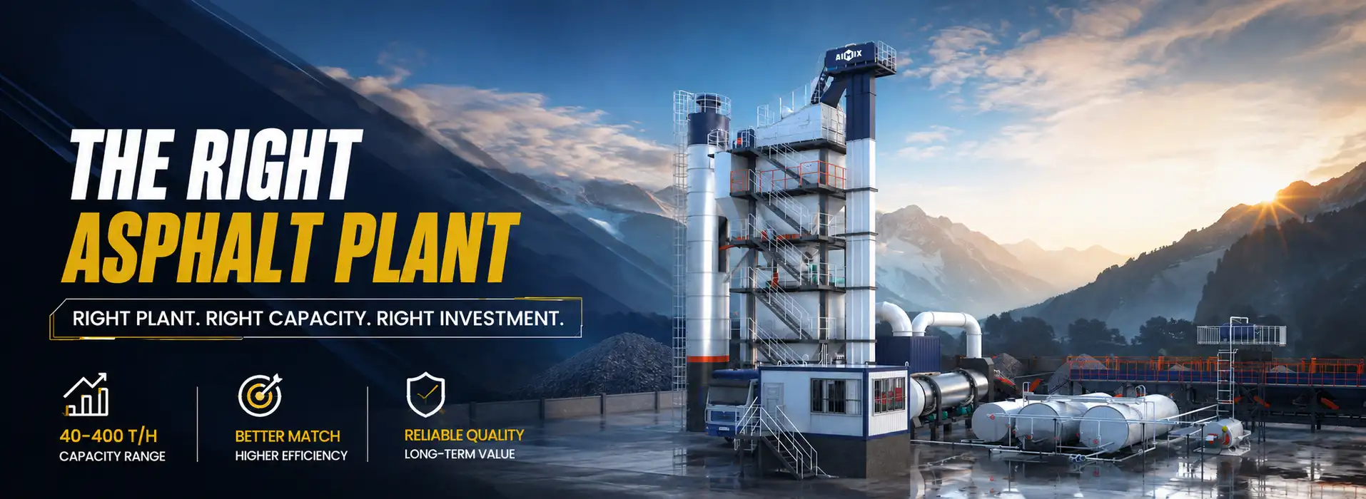 how to choose the right asphalt plant