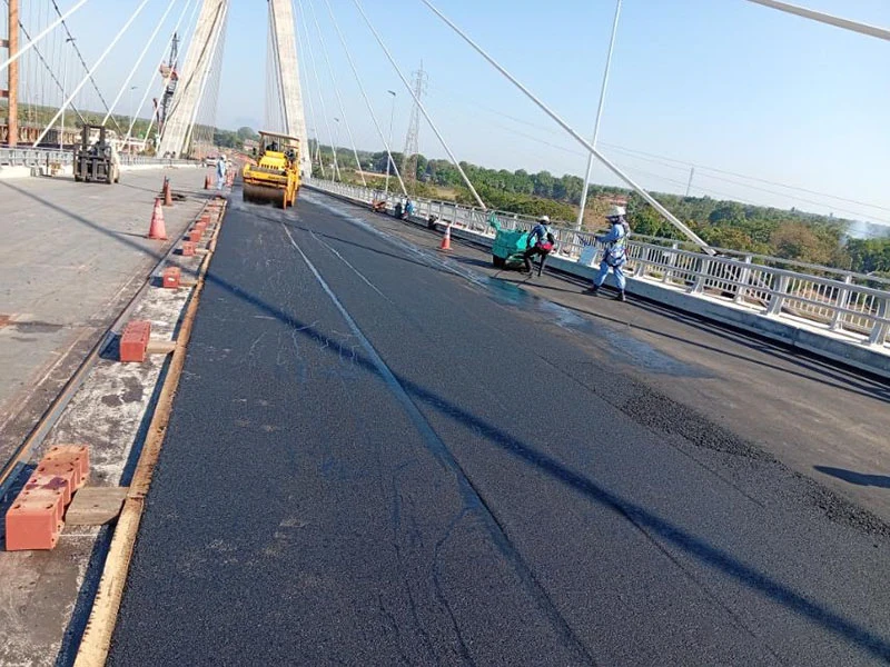 selection for asphalt aggregate paving for Bridge Building
