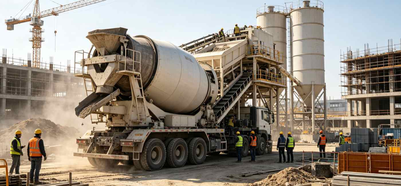 small and medium-sized global projects concrete production