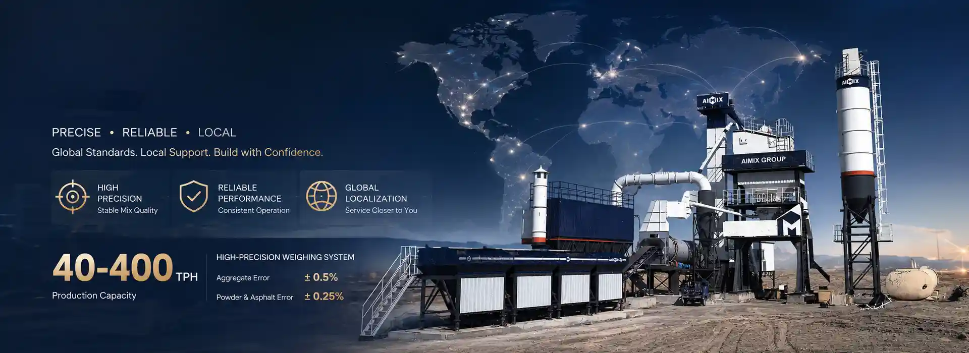 what is an asphalt plant for road construction