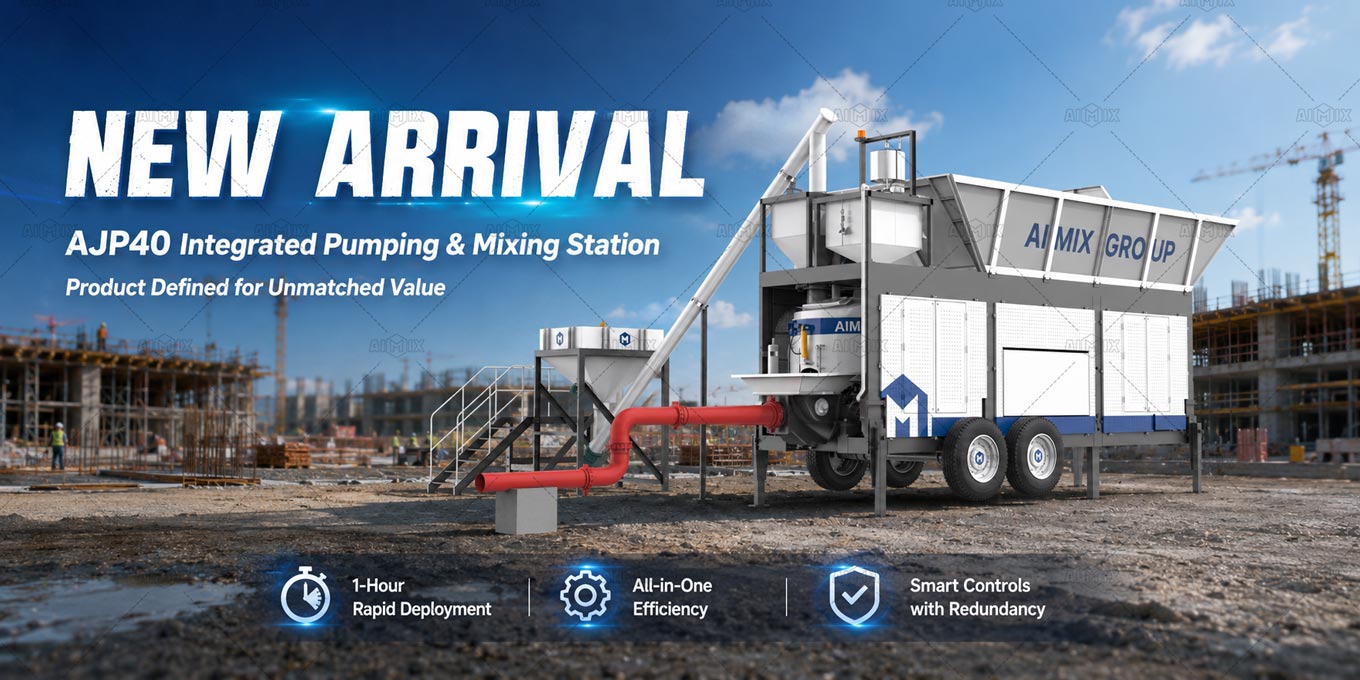AIMIX new product-concrete pumping and batching plant