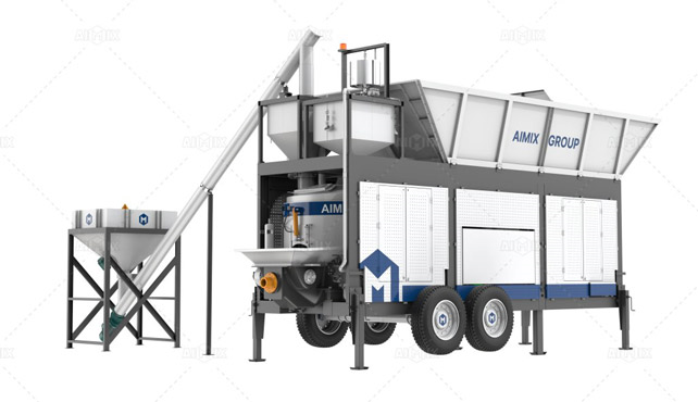 AJP40 concrete pumping batching plant