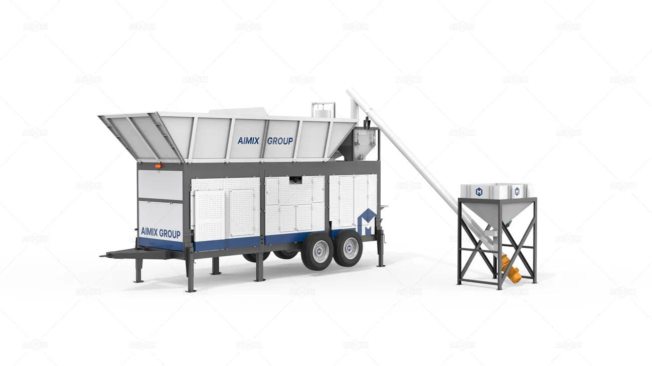 AJP40 concrete pumping batching plant