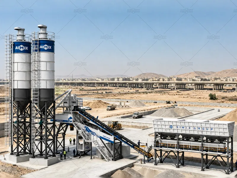 AJQ70 fast setup concrete batching plants