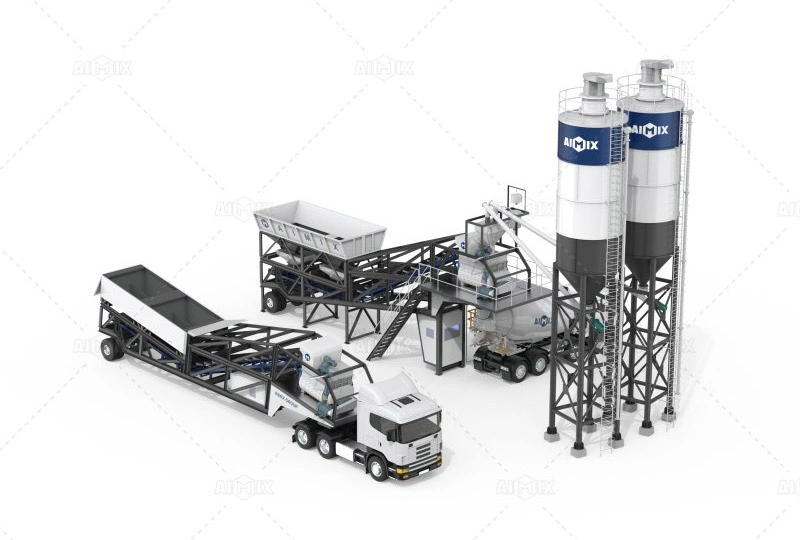 AJY series mobile batching plant for sale
