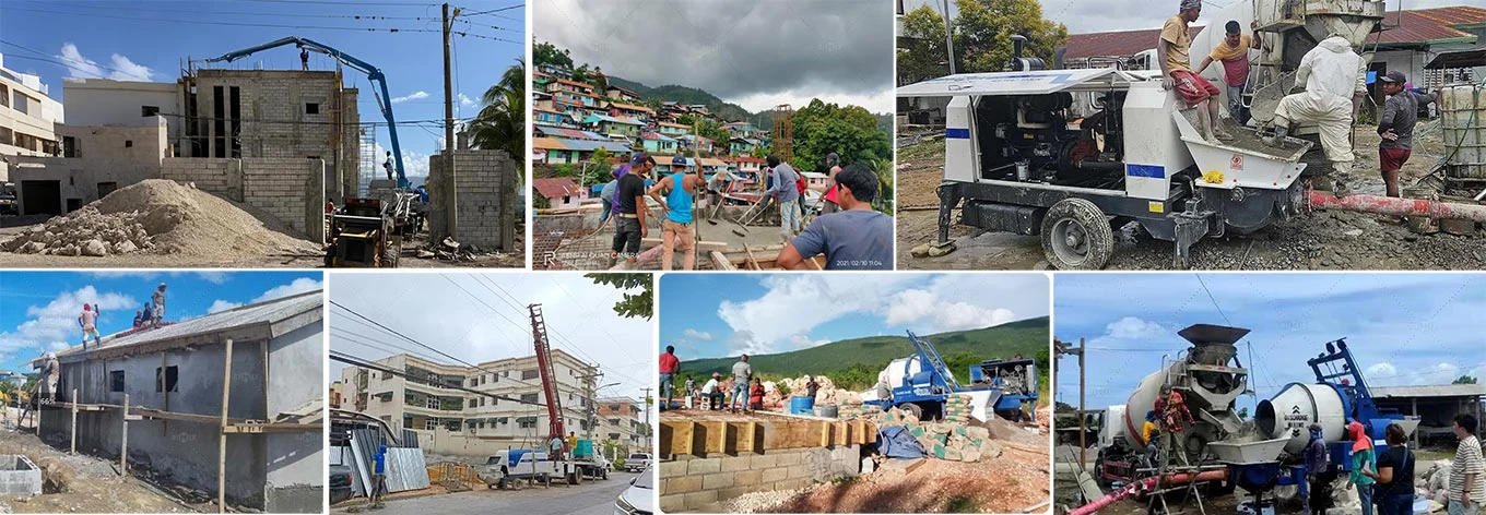 Mobile Concrete Pumps Used in Diverse Construction Project Scenarios
