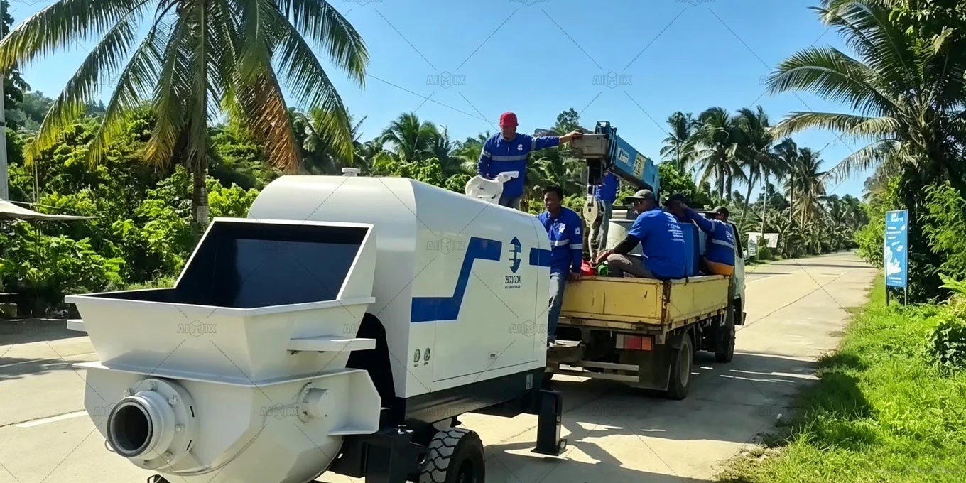 On-Site Mobility and Between-Site Transportatiof Mobile Concrete Pumps