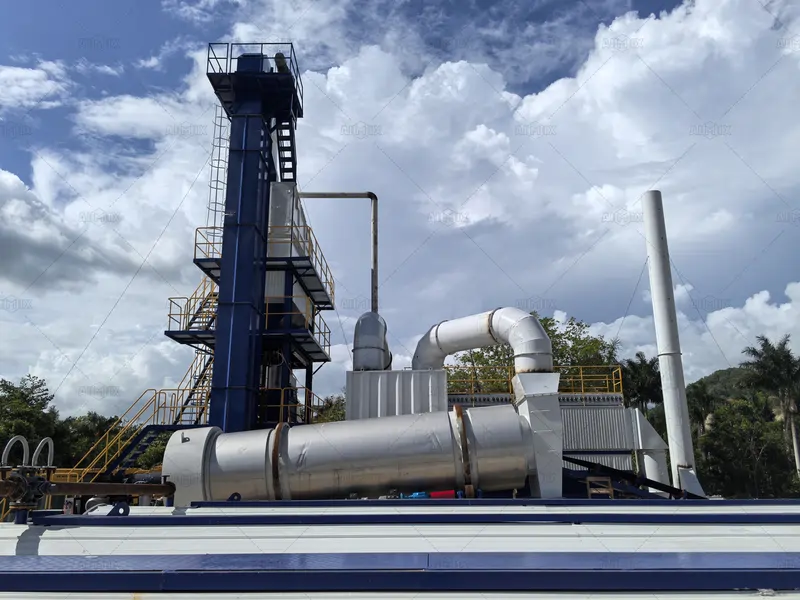 Step 4. Install the Drying and Heating System of Asphalt Plant