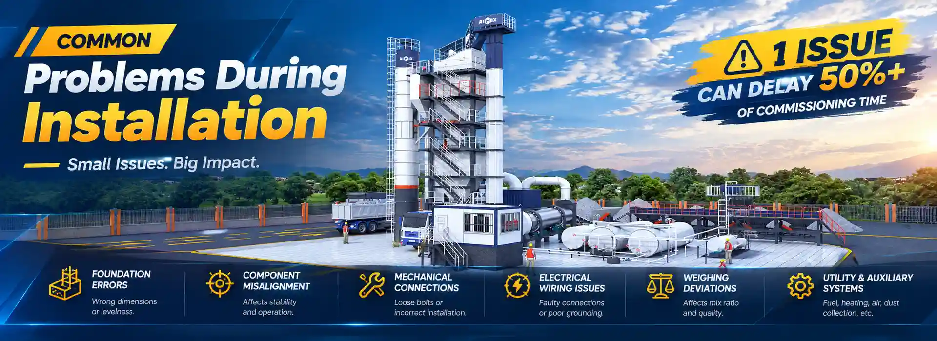 What Problems Can Occur During Asphalt Plant Installation