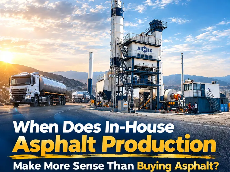 When Does Owning an Asphalt Plant Make Economic Sense