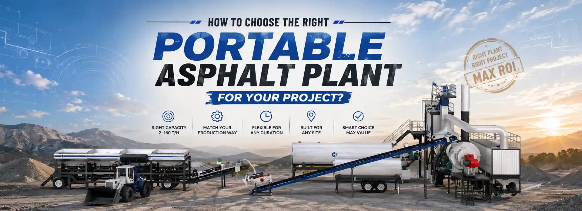 how to choose the right portable asphalt plant