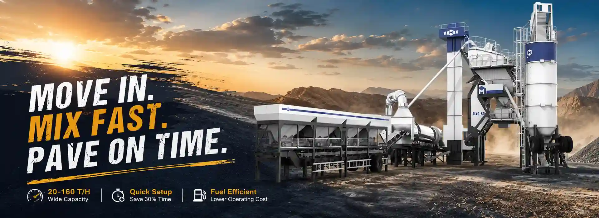 portable asphalt mixing plant for sale globally