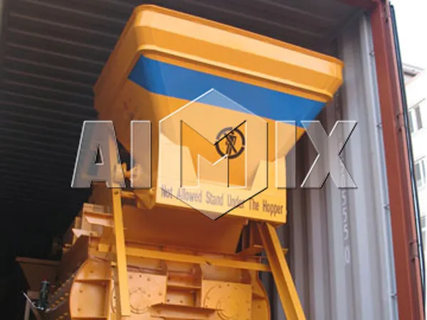 Delivery of JS500 Electric Concrete Mixer