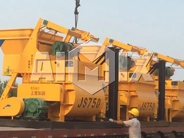 JS750 Electric Concrete Mixer is Exported to Many Countries