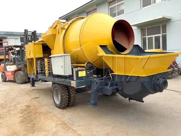 diesel concrete mixer pump