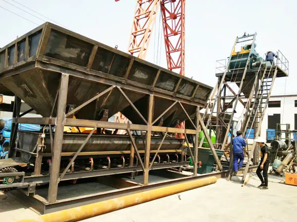 Test Run For AJM-25 Concrete Batching Plant