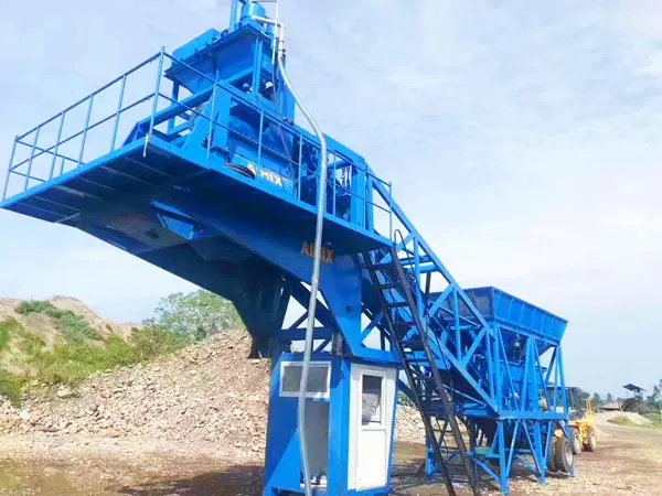 AJY-35 mobile concrete plant
