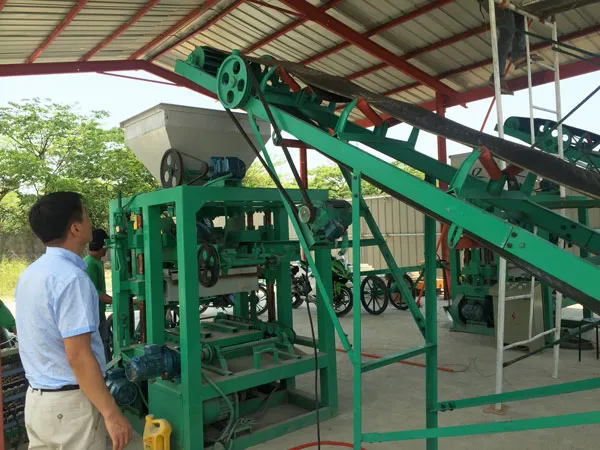 Installation of Bangladesh solid block machine