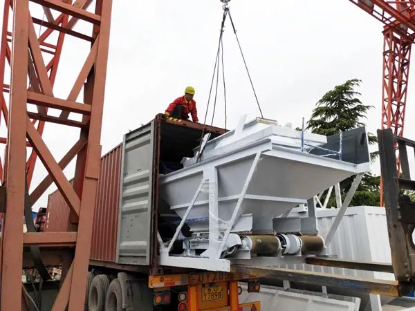 concrete batching machine in plant