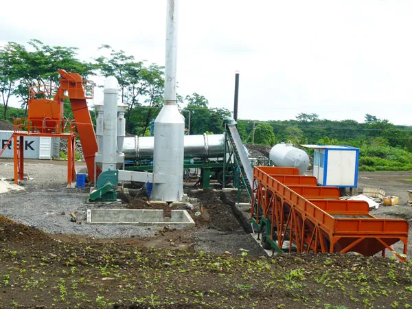 ALT60 continuous type drum mix plant