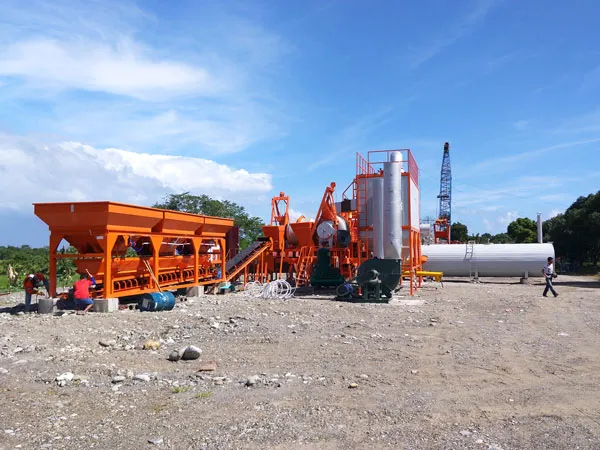 QLB60 mobile double drum plant