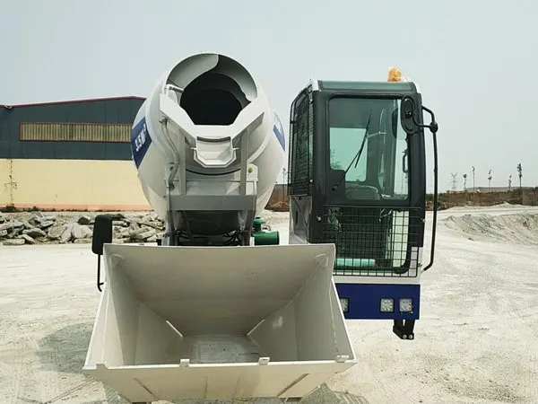 3.5m3 self loading transit mixer
