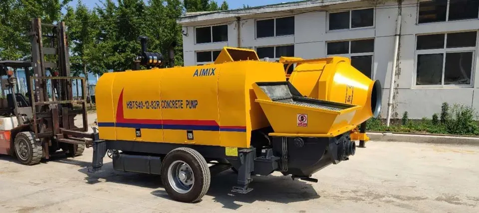 diesel concrete pump and diesel concrete mixer to Malaysia