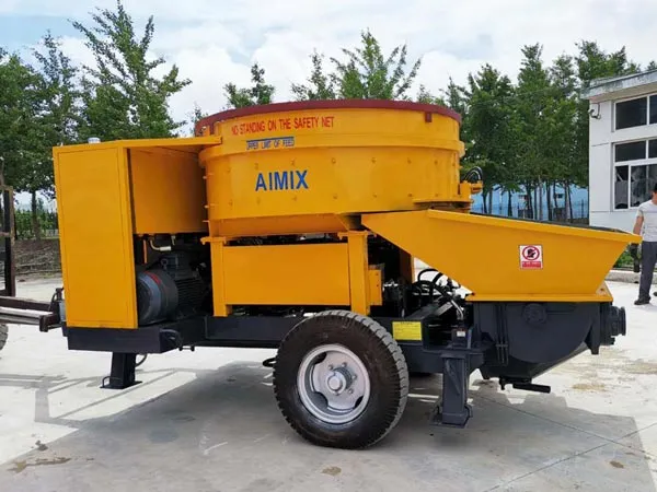 electric concrete mixer pump