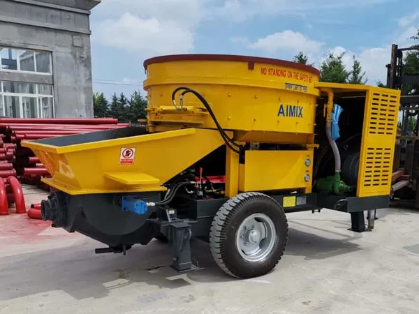electric concrete pump mixer