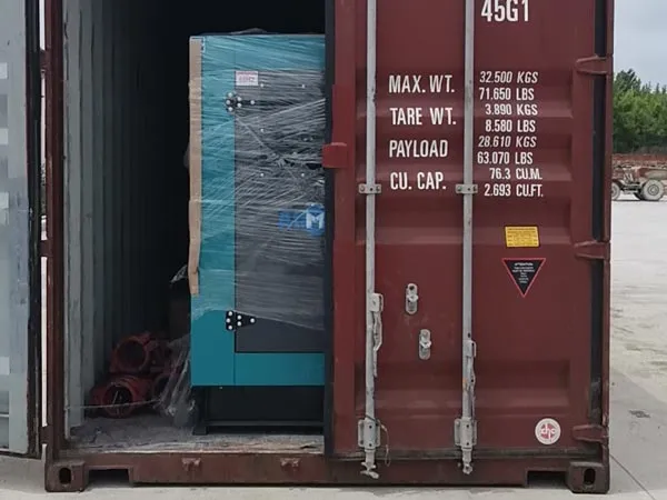 shipment of pump machine