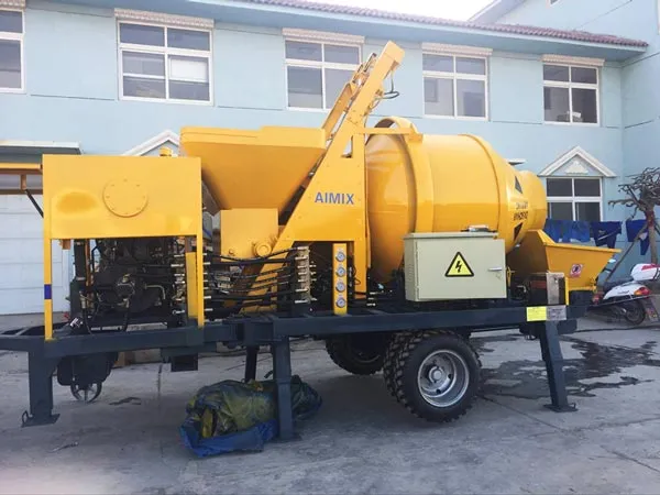 ABJZ30C diesel concrete mixer pump