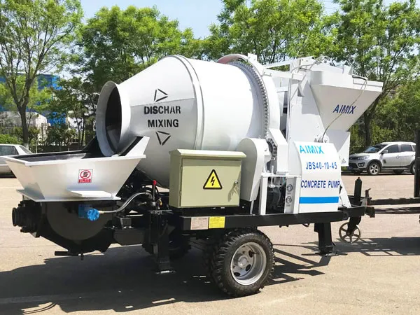 ABJZ40D electric concrete mixing pump