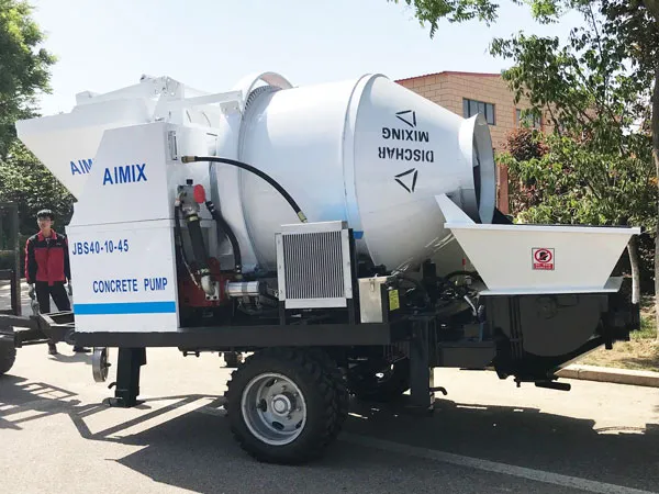 ABJZ40D electric concrete mixing pump