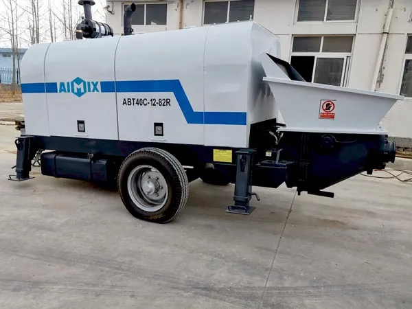 concrete trailer pump to Bolivia
