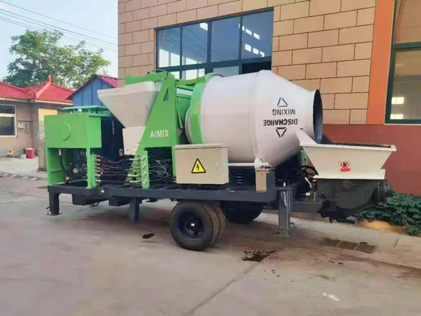 diesel concrete mixer pump